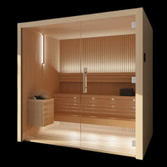 OasisLux Glass indoor sauna