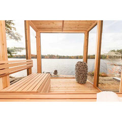 Oasislux Luxury Outdoor 6-Person Square Sauna