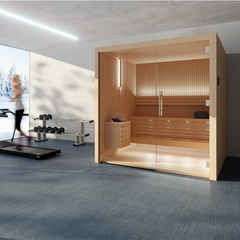 OasisLux Glass indoor sauna