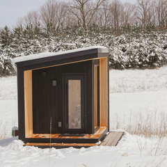 Oasislux Outdoor Traditional Sauna Up to 3 people with Porch