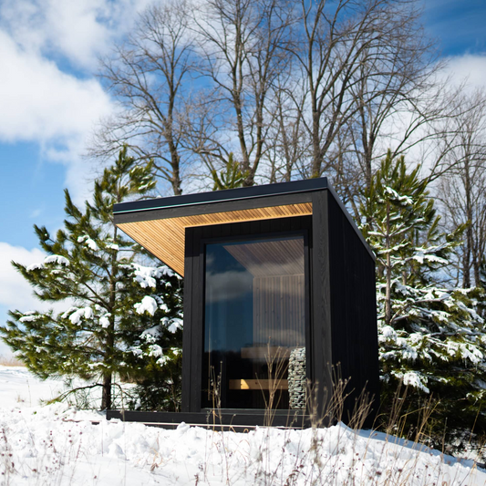 Oasislux Outdoor Traditional Sauna Up to 3 people with Porch