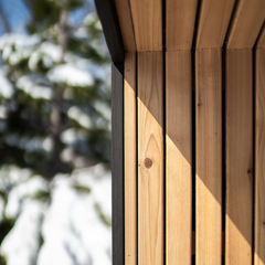 Oasislux Outdoor Traditional Sauna Up to 3 people with Porch