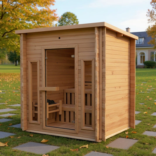 OasisLux Cabin Outdoor Sauna - 4 Person