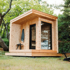 Oasislux Outdoor  Traditional Sauna Up to 3 people with Porch