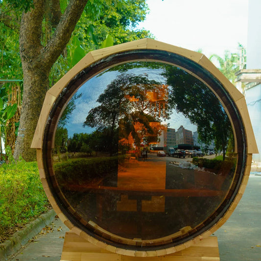 OasisLux  Cedar Barrel Panoramic Sauna: Best Choice for Outdoor Home Sauna