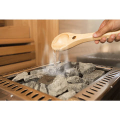 Oasislux Outdoor Square Red Cedar Sauna for 4-6 person With Harvia ETL Certified Electric Stove