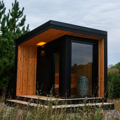 Oasislux Outdoor  Traditional Sauna Up to 3 people with Porch