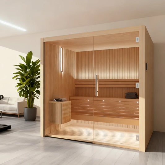 OasisLux Glass indoor sauna