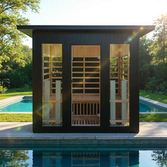 OasisLux Outdoor 5 person full spectrum sauna