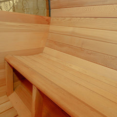 OasisLux Outdoor Traditional Steam Barrel Sauna - Enjoy the Authentic Sauna Experience